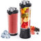 HIDEGY Portable Blender, Personal Blender for Shakes and Smoothies USB Rechargeable 600ml Mini Blender with 6 Blades and To Go Cup for Sports Travel Gym (Black)