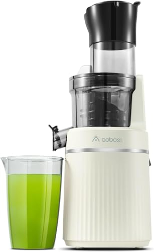 Slow Juicer Entsafter Für Ganze Obst und Gemüse & BPA-Frei, Saftpresse Elektrisch Mit 80-mm Öffnung, Entsafter Gemüse und Obst Testsieger