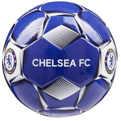 Chelsea F.C. Pallone da Calcio - Palloni da Calcio Taglia 3 4 5, Football Ball, Gadget Calcio Ufficiale (Blu, Taglia 5)