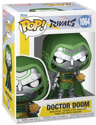 Funko Pop! Games: Marvel Rivals - Doctor Doom - Marvel MRG - Vinyl Collectible Figure - Gift Idea - Official Merchandise - Toy for Children and Adults - Video Games Fans