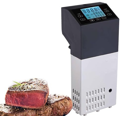 Máquina Sous Vide 30L/tiempo, Cocina Circuladora Inmersión Calentamiento Rápido1500W Con Pantalla,control Preciso Temperatura ±0,1℃ Y Sincronización 99H,uniforme Ciclo Agua 3D,retiene Nutrientes