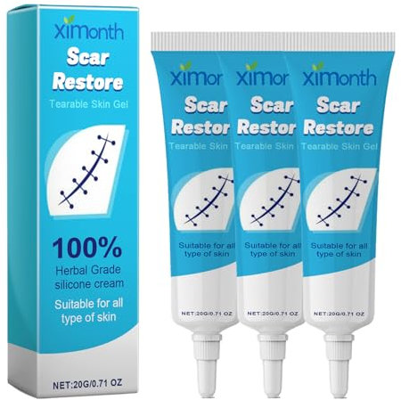 Narbensalbe,3 Stücke Narbengel,Kinder und Erwachsene Narbencreme,Akne Narben Entfernen,Scar Cream Kann Die Sichtbarkeit Von Narben Verringern Geeignet für Alle Narbenarten (20g)