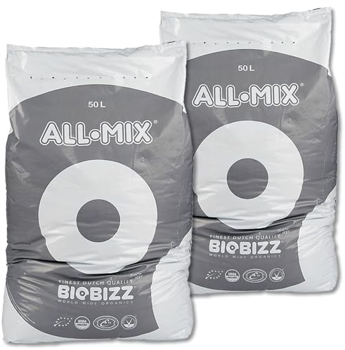 t Biobizz 2 x 50 l All-Mix växtjord växtsubstrat Grow Jord
