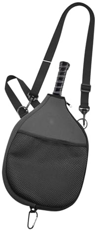 Krmoau Sac à dos pour raquette de pickle ballon, sac à dos étanche avec fermeture éclair pour sport, voyage, fitness, entraîneur, joueur, tennis, entraînement, entraînement, badminton