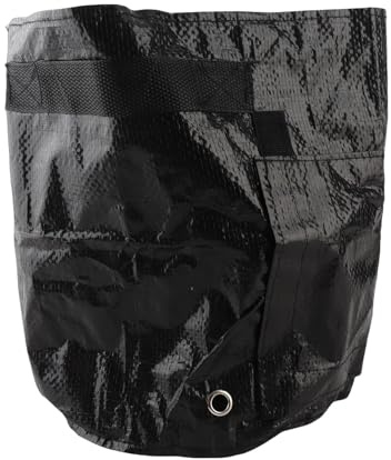 SUNGOOYUE Planteringspåse PE Grow Bag med Andningsbart Fönster 2 Storlekar för Potatis Tomater och Grönsaker Portabelt Rotutrymme och Enkel Skörd för Trädgårdsmästare (5 liter 23x28cm)
