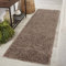 Serdim Rugs Living Room Hallway Runner Shaggy Rugs, Polypropylene, D.Beige, 60x220cm(2 x7'3)