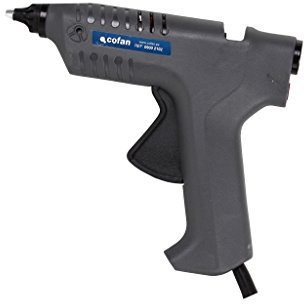 Cofan Pistola de cola termofusible Ø 12mm | Pistola de silicona caliente | Sistema de temperatura constante a 165°