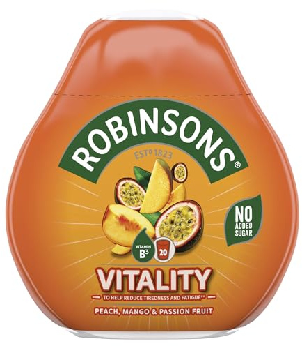 Robinsons Vitality Benefit Drops Peach, Mango & Passion Fruit - 66ml
