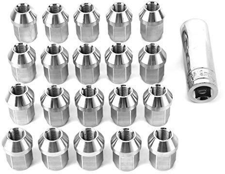 Radmuttern 20 Stück Edelstahl Radmuttern M12 X 1 5 Gewinde Universal Auto Auto Zubehör für Radmuttern Radmuttern M12 X 1, Yosoo5 Radmuttern Edelstahlmuttern Radmuttern Autozubehör