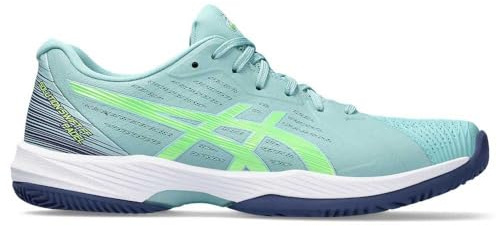 ASICS Solution Swift Ff Padel Sneaker för män, Blågrön nyans elektrisk lime, 44 EU