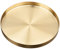 Gold Round Tray Decorative Plate, Drinks Tray, Stainless Steel Serving Tray Metal Organizer Plate for Makeup, Jewelry, Tea, Coffee, Drinks, Toiletries, Kitchen Tableware(Small)