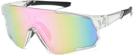 Long Keeper Occhiali da Ciclismo per Sport Uomo Donna per Guida Pesca Golf Baseball Corsa Protezione UV400