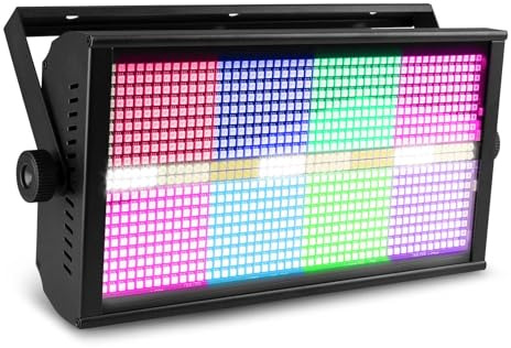 BeamZ BS960 RGBW LED combo estroboscópico - cegador - wash 3 en 1, 960 leds SMD RGBW, Control por DMX, autónomo o automático al sonido, velocidad ajustable, incluye soporte de montaje