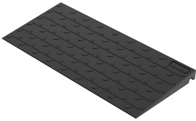 Vilnow 2 Inch Rise Rubber Threshold Ramp 36 Long, Heavy Duty Doorway Ramp 6000 lbs Capacity, Non-Slip Wheelchair Ramp for Scooters, Doorways & Indoor Outdoor Use