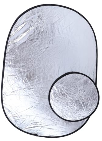 HOMSFOU 2 pezzi Pannello Riflettore Pieghevole Morbide Portatile per Studio e Esterni Diffusore Luce per Ritratti e Streaming Migliora e Qualità Foto