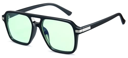 Cyxus Gafas de luz azul para hombres y mujeres, reducen la fatiga ocular, bloqueo UV para pantalla de computadora 8316