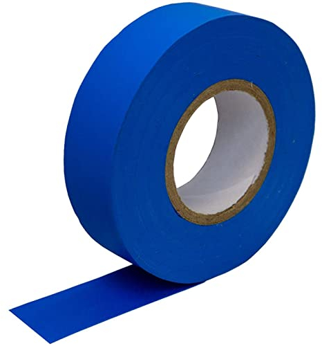 Lumonic 1 rotolo di nastro isolante in PVC 19mm x 20m nastro adesivo blu Isotape I Adatto per elettricisti e hobbisti I Nastro isolante in diverse lunghezze e colori