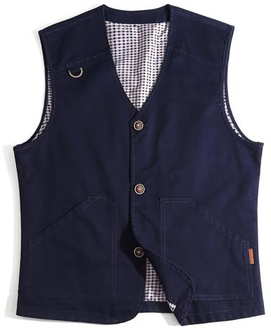 MeiLayM Homme Plein Air Gilet de Sport Pêche Gilet Manteau de Plein air Légère Respirant Veste Sans Manches Loisirs Camping Gilet Chasse Journaliste Photographie
