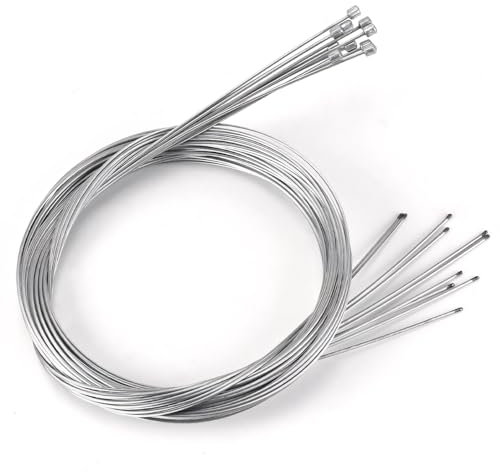 10PCS Bike Shift Cable Bike Derailleur Cable Road Shift Cable Inner Shift Cable Universal Stainless Steel Material for Common Bikes Mountain Bikes City Bikes