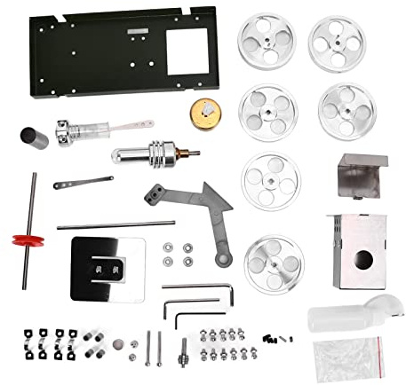 Keenso Física, Ciencia, Juguetes, Regalos, Hermoso, Hermoso Kit de Modelo de Motor de Automóvil Stirling para Amigos y Familiares