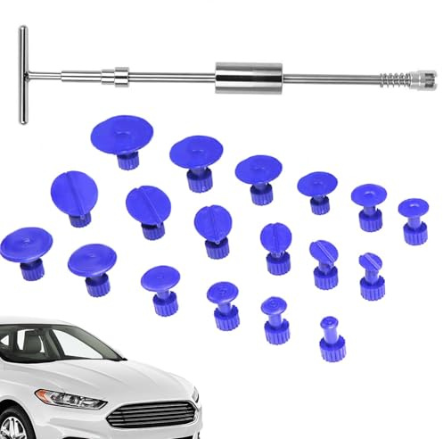 Kit de Reparación de Golpes de Coches,Equipos De Reparación Para Daño - Extractor De Golpes Para Carrocería | Para Profesionales al por menor Paneles de Refrigerador Restauración