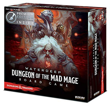 WizKids D&D Waterdeep: Dungeon of The Mad Mage Adventure System Board Game Premium Edition - EN