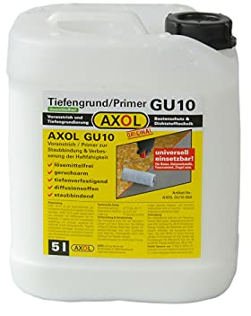 AXOL 5 Liter Grundierung, Primer für mineralische Untergründe, leicht saugende, leicht sandene Untergründe