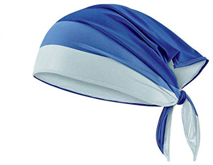 Nike Unisex Erwachsene COOLING RUNNING BANDANA Kopfband, Game Royal/Pacific Blue/Silver, OSFM EU