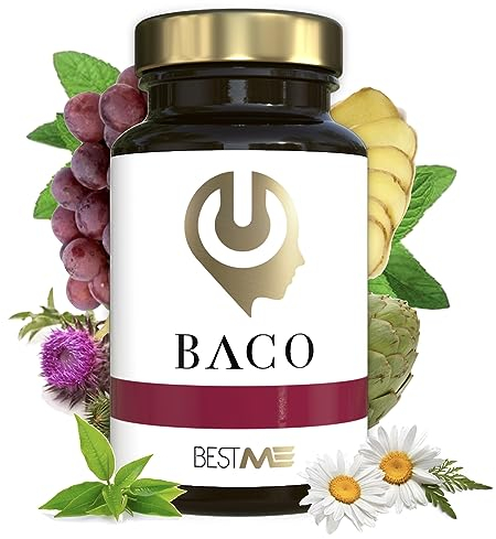 NAC N-Acetil-Cisteína, Cardo Mariano 3X Acción con Taurina, Alcachofa, Jengibre | 60 Cápsulas 993 mg, Apoyo Hepático y Digestivo, Vitaminas B12/B6/B2/B1, C, E y Minerales (Baco)