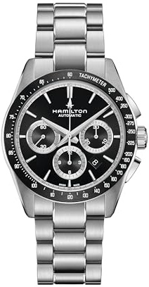 Hamilton Jazzmaster Performer Auto H36606130 automatisk herrkronograf 60 h kraftreserv, armband