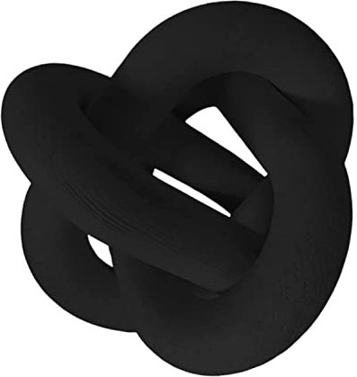 Catena in legno Decorazione Boho Intagliato a mano Catene in legno decorative 3-Link Legno Nodo Decor Intagliato Decorativo Catena Nodo Oggetto Decorativo Tavolino Decorativo, Catena di Legno