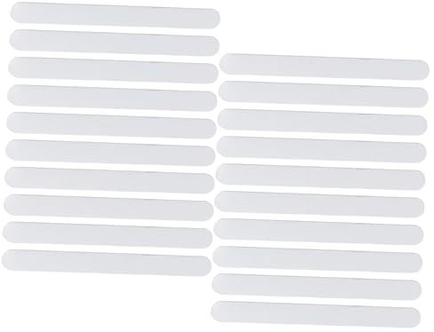 IMIKEYA 20 adesivi antiscivolo per doccia e vasca da bagno, strisce di sicurezza, autoadesive, prevenzione di scivolamenti, scale e bagni, facile installazione e alta adesione