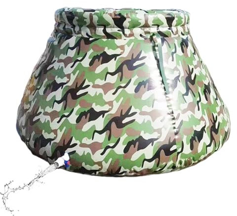 Jingyash Réservoir d'eau portable | Réservoir d'eau pliable de 100 L | Tonneau de pluie souple portable de grande capacité pour le camping et la baignoire