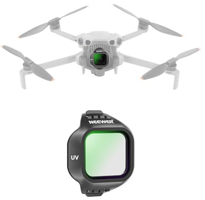 NEEWER Filtro UV Compatibile con DJI Mini 5 Pro Drone, Filtro Protettivo a Scatto per Obiettivo della Fotocamera in Vetro Ottico Multistrato, Accessori per Fotografia Videografia Aerea