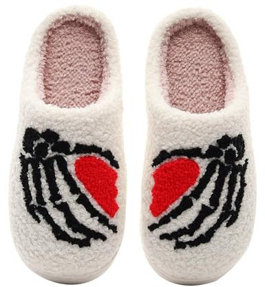 Zapatillas de Halloween 44 - Zapatos de cabaña para mujer, 38 zapatos de invierno, unisex, antideslizantes, zapatillas de fieltro suave, zapatillas de fieltro ligeras, para el tiempo libre, zapatillas