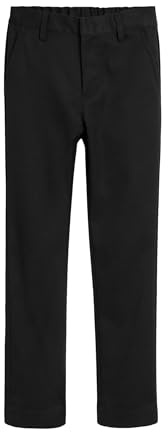 NEXT Garçon Pantalon à Coupe et Taille Standard Noir 6 Ans