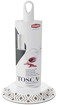 STEFANPLAST STF941, Tortora, Portarotolo Tipo Scottex da Cucina per Alimenti, qualità Extra 100, Made in Italy, Ø 17 cm, Resina, Diametro