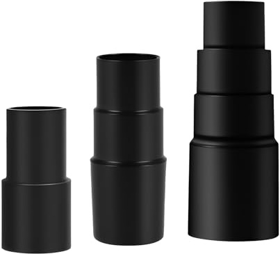 3Pcs Universal Vacuum Hose Adapter Wet Dry Vacuum Adapter for Shop Vacuum - Converts 1-3/8 to 1-1/4, 1-1/2 to 1-3/8 to 1-1/4, 1 to 1-1/8 to 1-3/8 to 1-5/8