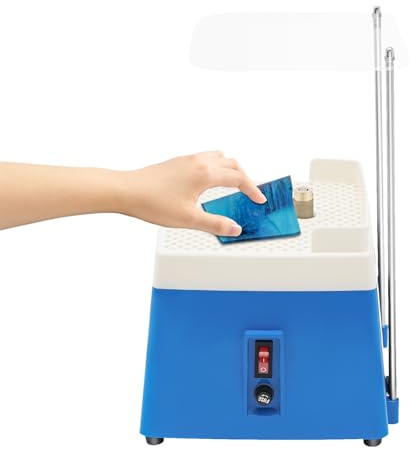 Lijadora de cristal de 65 W para vidrieras, amoladora de cristal, 4200 rpm, con cabezal de pulido de diamante y técnica de molienda húmeda, lijadora de cristal para cristal, cerámica, mosaico