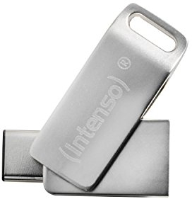 Intenso cMobile Line, 64GB Dual USB-Stick USB 3.2 Gen. 1x1 Type-C, silber