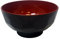 Sushisushi Japanese Rice Bowl/Miso Bowl, Red