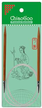 ChiaoGoo Circular Needle Bamboo 100cm 4.50mm Patina - 1pc