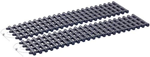 Lescars Anfahrtshilfe: 2er-Set Kfz-Anfahrhilfen mit Tragetasche, 100 x 22 cm (Anfahrthilfe, Anfahrhilfe Auto Schnee, Autosicherheit)