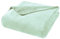 WOHNWOHL® Kuscheldecke (150x200cm) • Weiche Tagesdecke • Sofadecke • Wohndecke • Schlafdecke • Oeko-Tex zertifizierte Baumwolldecke • Samtig weiche Decke • Farbe: Eukalyptus