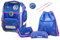 Schneiders 78384-070 - Schulranzen-Set Underwater Love, für Mädchen, 6-teiliges Set für den Schulanfang mit Schultasche, Federmappe, Schlamper, Sport-Beutel, 2 Klett-Motiven und 2 Leuchtstäben