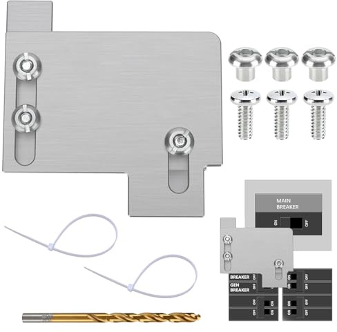 STPCTOU Generator Interlock Kit Compatible with Horizontal Main Cutler Hammer CH Series ONLY 150 or 200 Amp Panels, TAN Breaker ONLY,1 1/2 Inches Spacing Between Main and Branch Breaker.