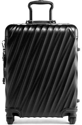 Tumi 19 Grad Aluminium Continental Handgepäckkoffer 56 cm Größe Mattschwarz, Matte Black, Klassisch
