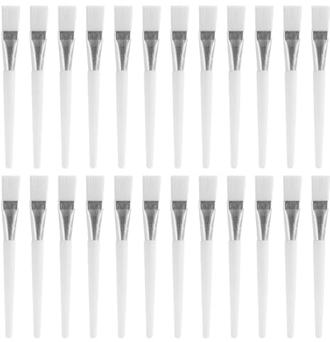 24-Pack Soft Silicone Facial Mask Brushes Set, face mask brush,Cosmetic Makeup Applicators for Mud Masks, Body Lotions, and Mixed Masks - Durable, Non-Irritating Brushes for Sensitive Skin