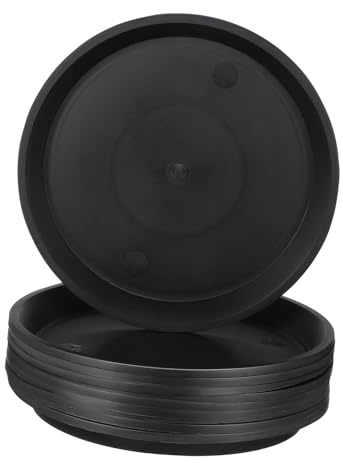 Toyvian 10pièces Lot de Plateaux De Récupération Eau pour Pots De Plantes Soucoupes Durables Anti-Fuite Supports pour Plantes Intérieur Et Extérieur Protection Sols Propre