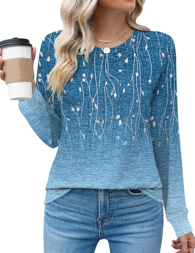 Rapbin Womens Casual Short Sleeve T-Shirts Crew Neck Pleated Tops Fashion Dressy Tunic Blouses